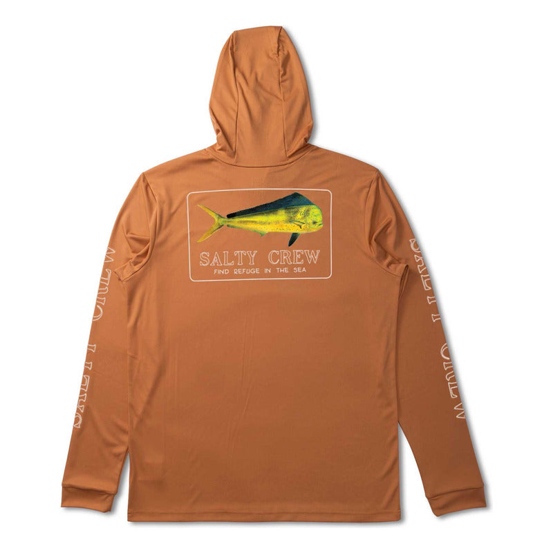 Playera Salty Crew Golden Mahi Hooded