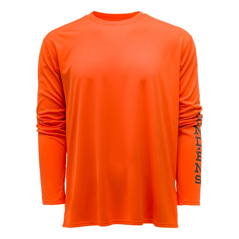 Playera Grundens Tough Sun Crew Tech