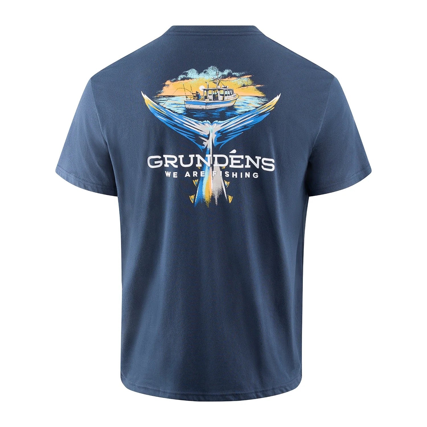 Playera Grundens Tuna Tailscape Algodón