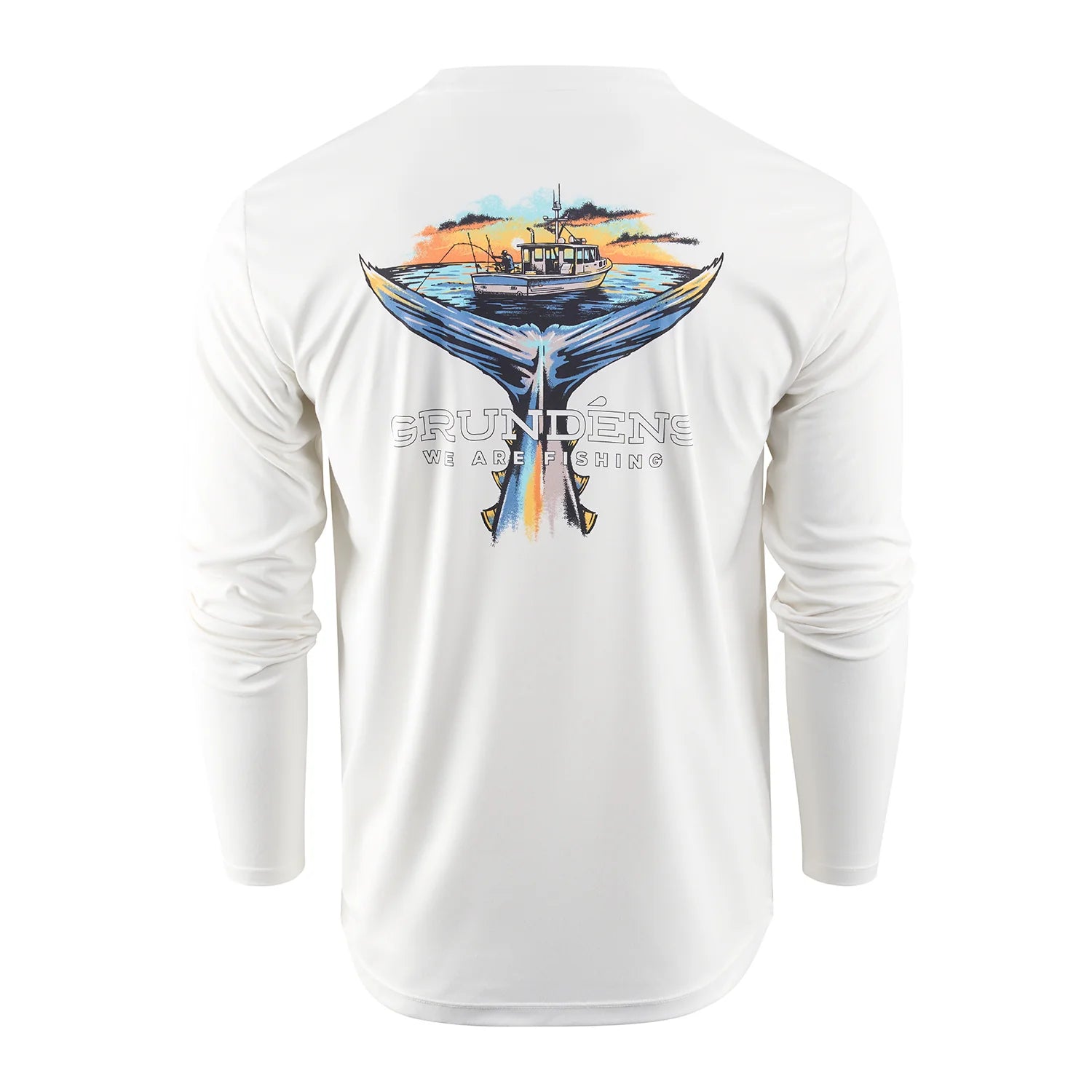 Playera Grundens Tuna Tailscape Tech Tee