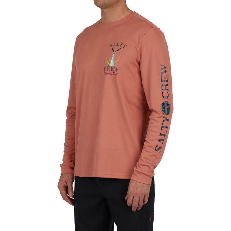Playera Salty Crew  Sunshirt Tailed