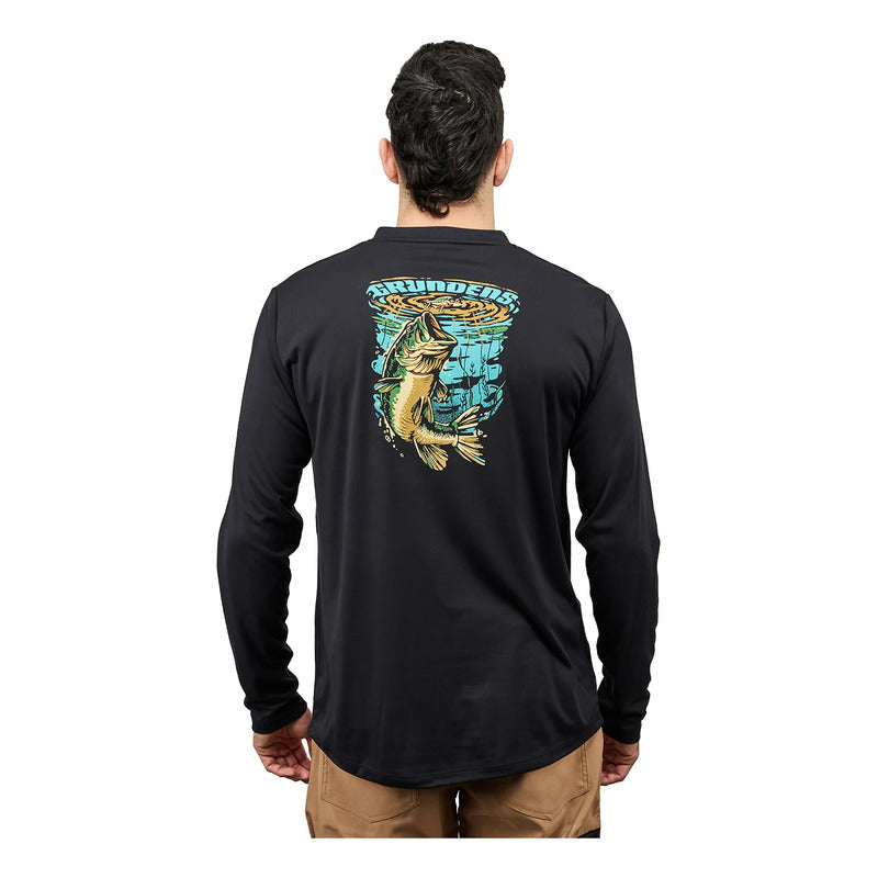 Playera Grundens Bass Popper Tech