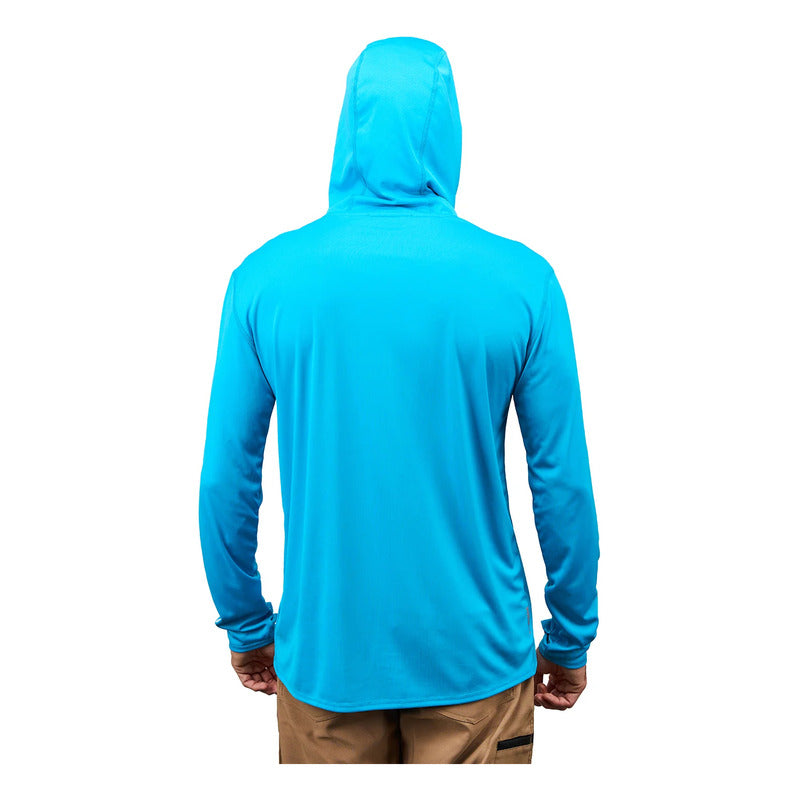 Playera Grundens Tough Sun Hoodie Tech