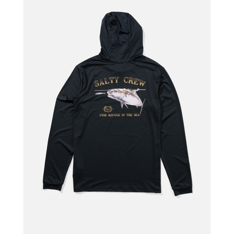 Playera Salty Crew Surface Hooded