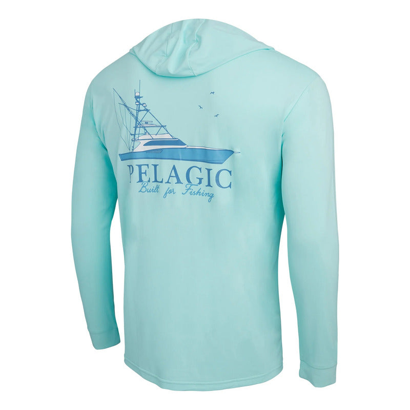 Playera Pelagic Aquatek Hooded