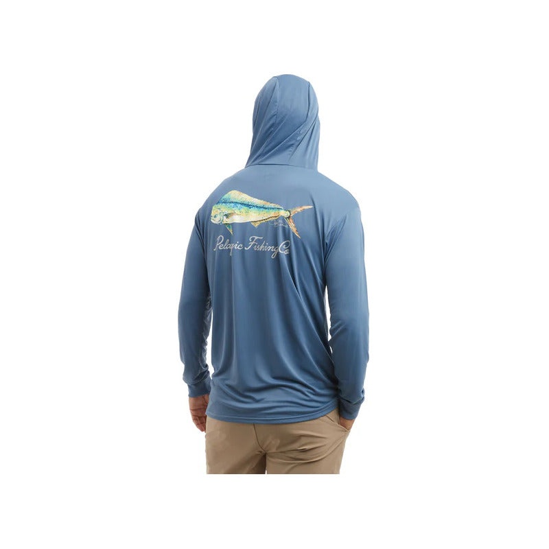 Playera Pelagic Aquatek Hooded