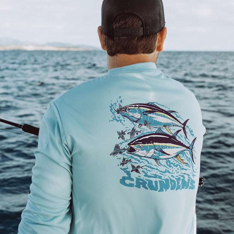 Playera Grundens Twin Tuna Tech