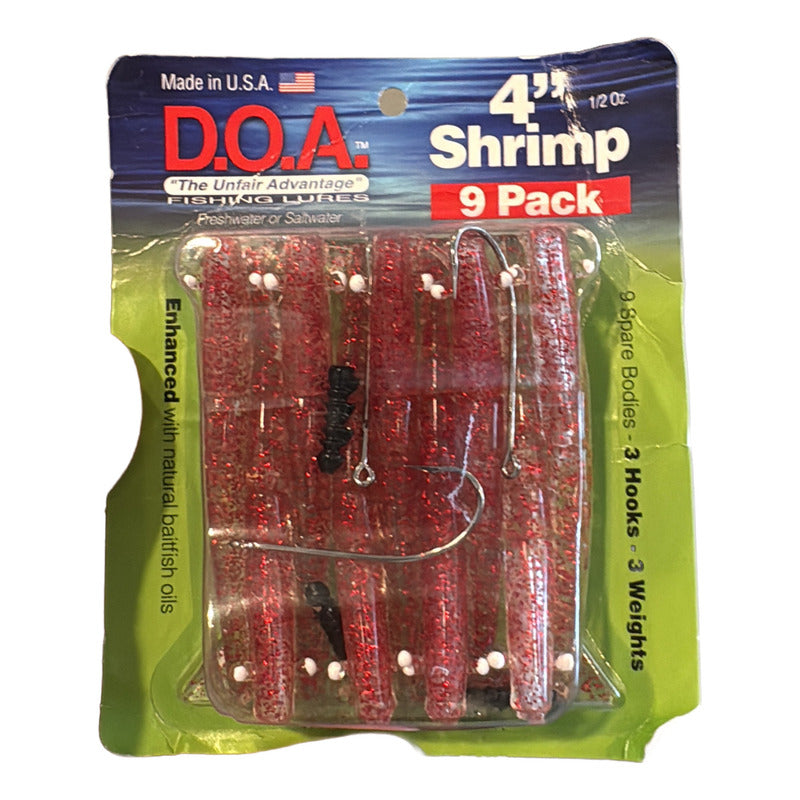 Camaron Doa 4" 9 Piezas