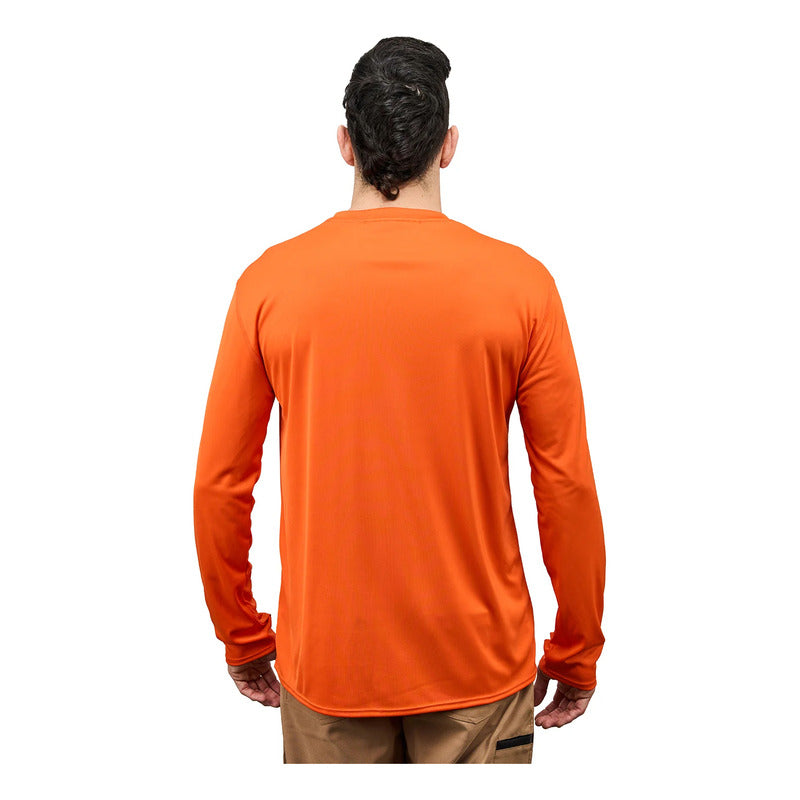 Playera Grundens Tough Sun Crew Tech