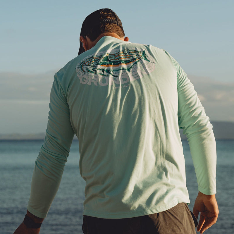 Playera Grundens Marlin Magic Tech