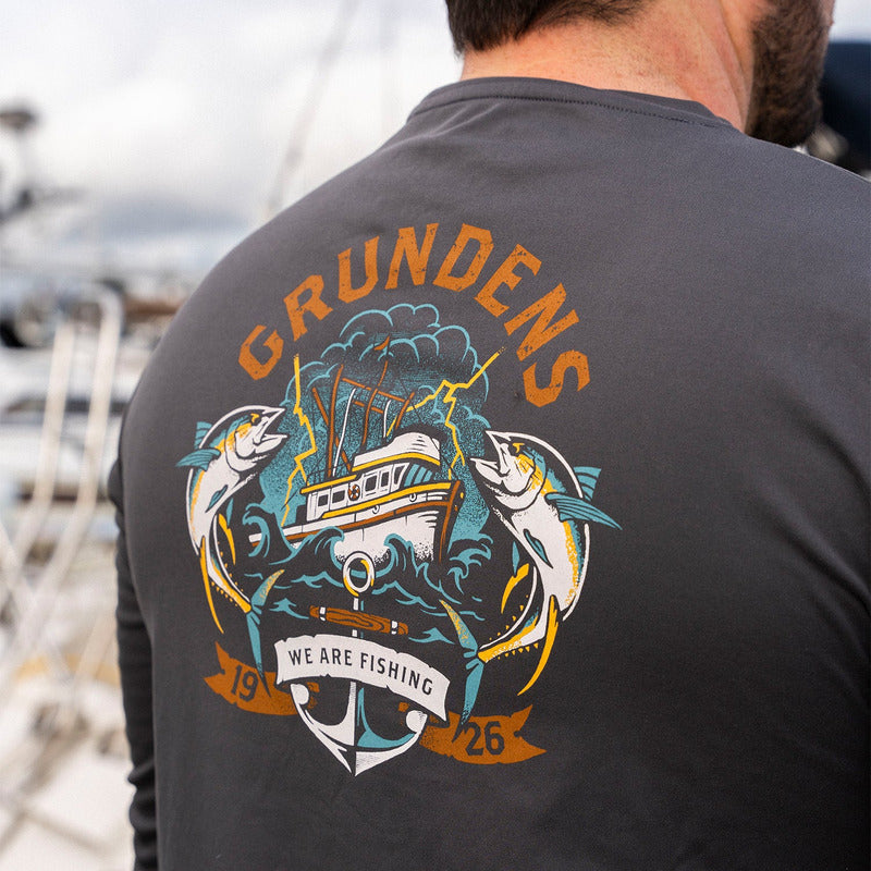 Playera Grundens Tuna Tattoo Tech
