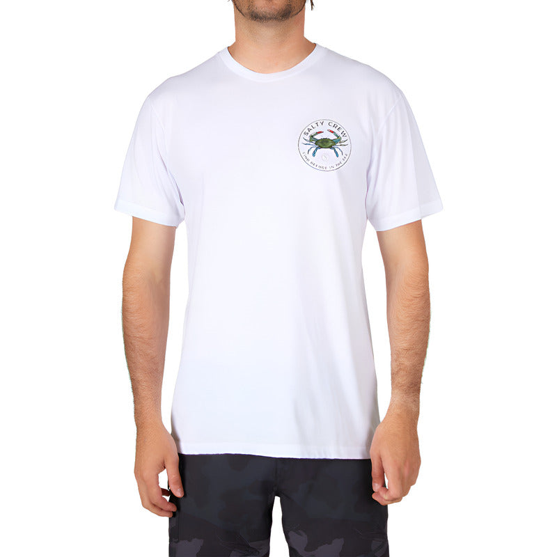 Playera Salty Crew Blue Crabber