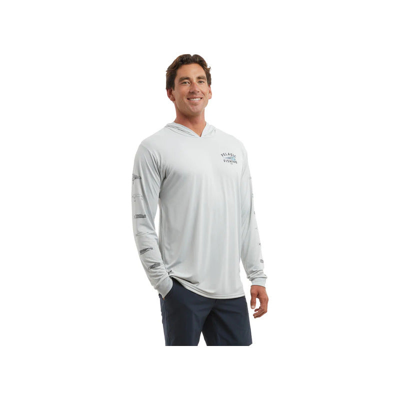 Playera Pelagic Aquatek Hooded