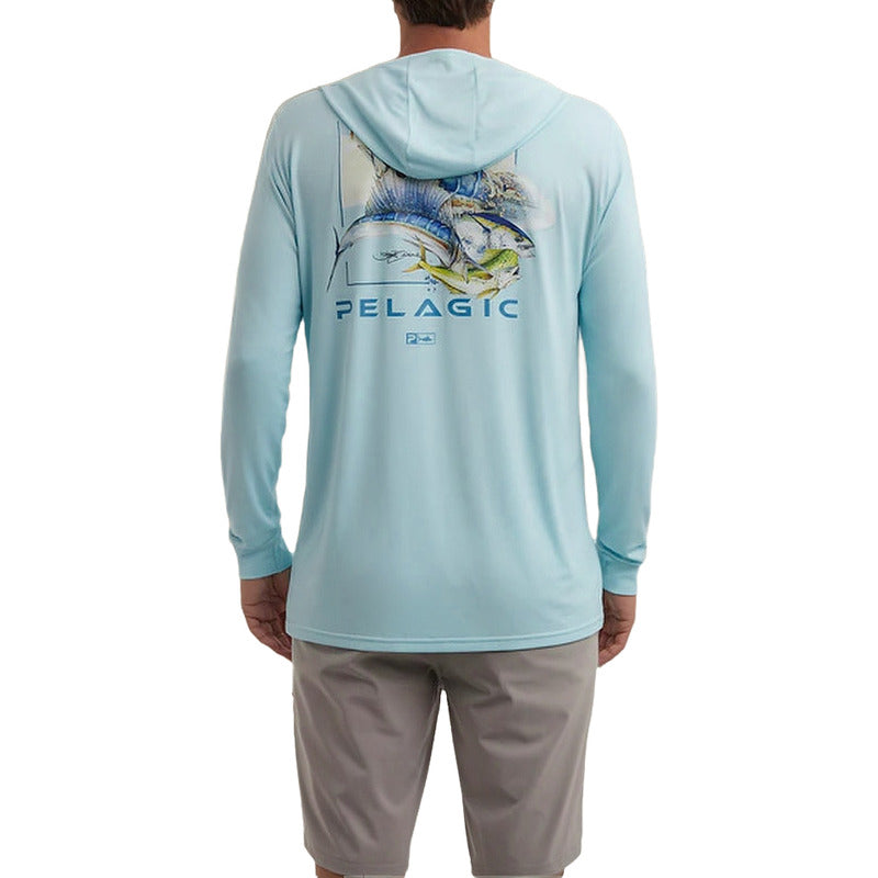 Playera Pelagic Aquatek Hooded