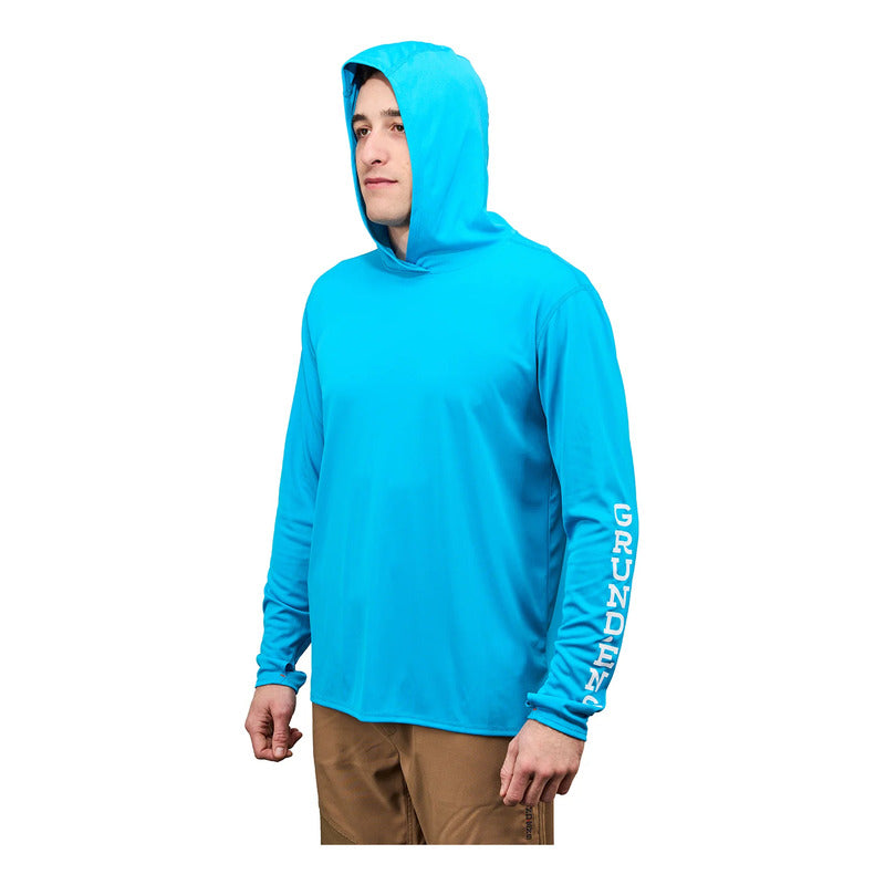 Playera Grundens Tough Sun Hoodie Tech