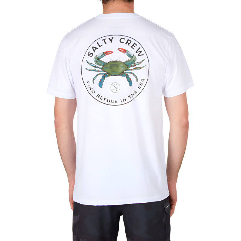 Playera Salty Crew Blue Crabber