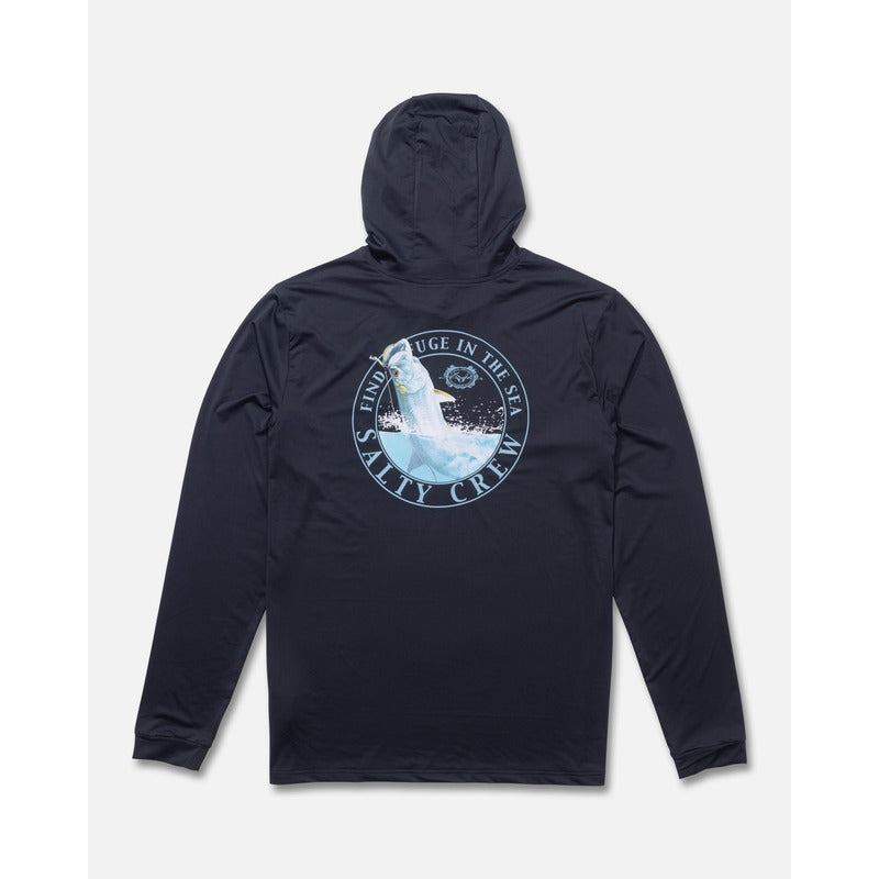 Playera Salty Crew Tarpon Hood