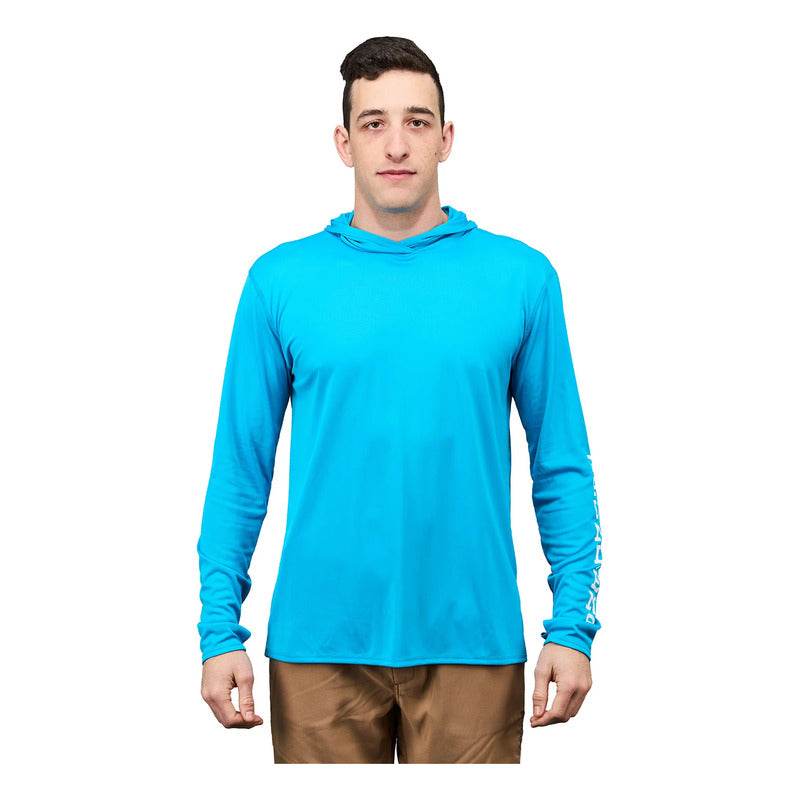 Playera Grundens Tough Sun Hoodie Tech