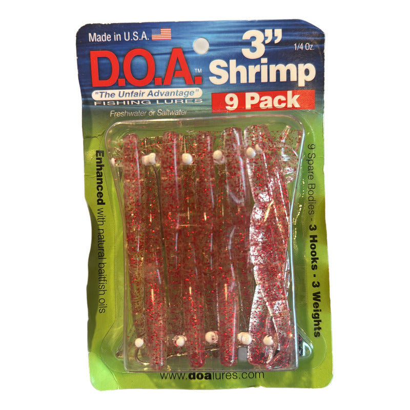 Camaron Doa 3" 9 Piezas