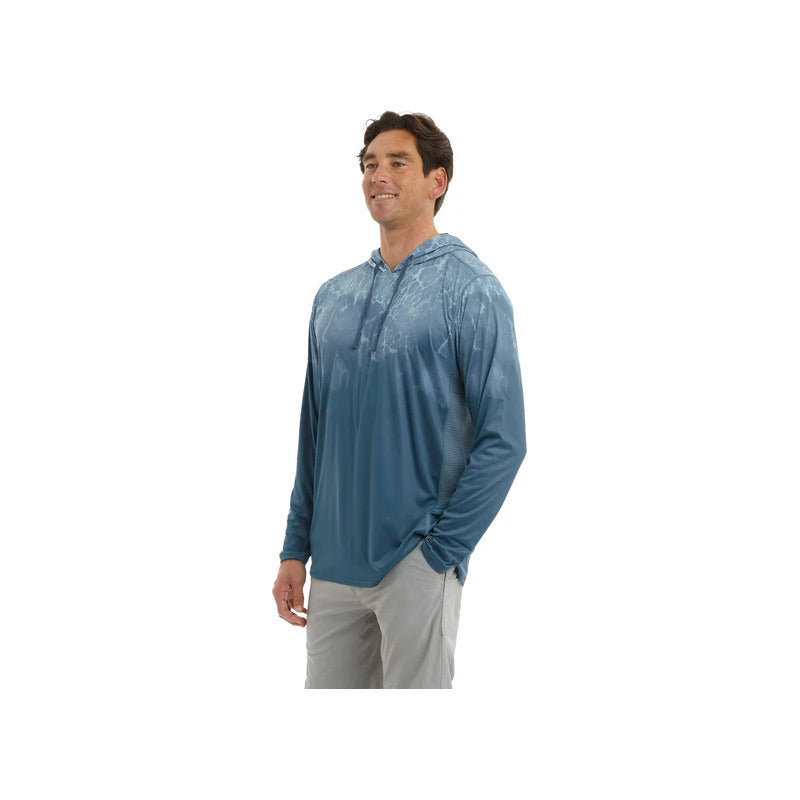 Playera Pelagic Vaportek Hooded