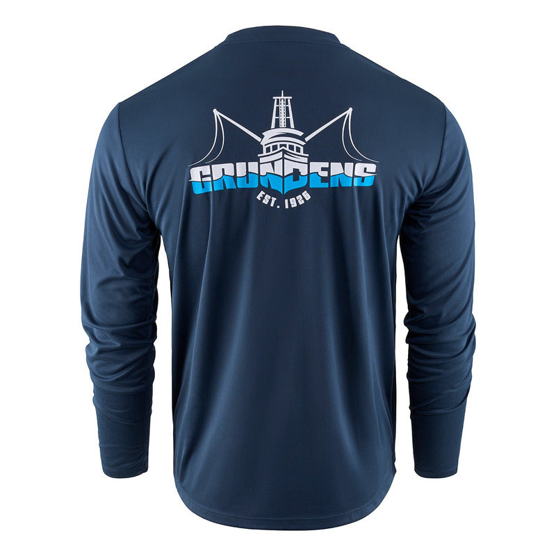 Playera Grundens Logo Boat Tech