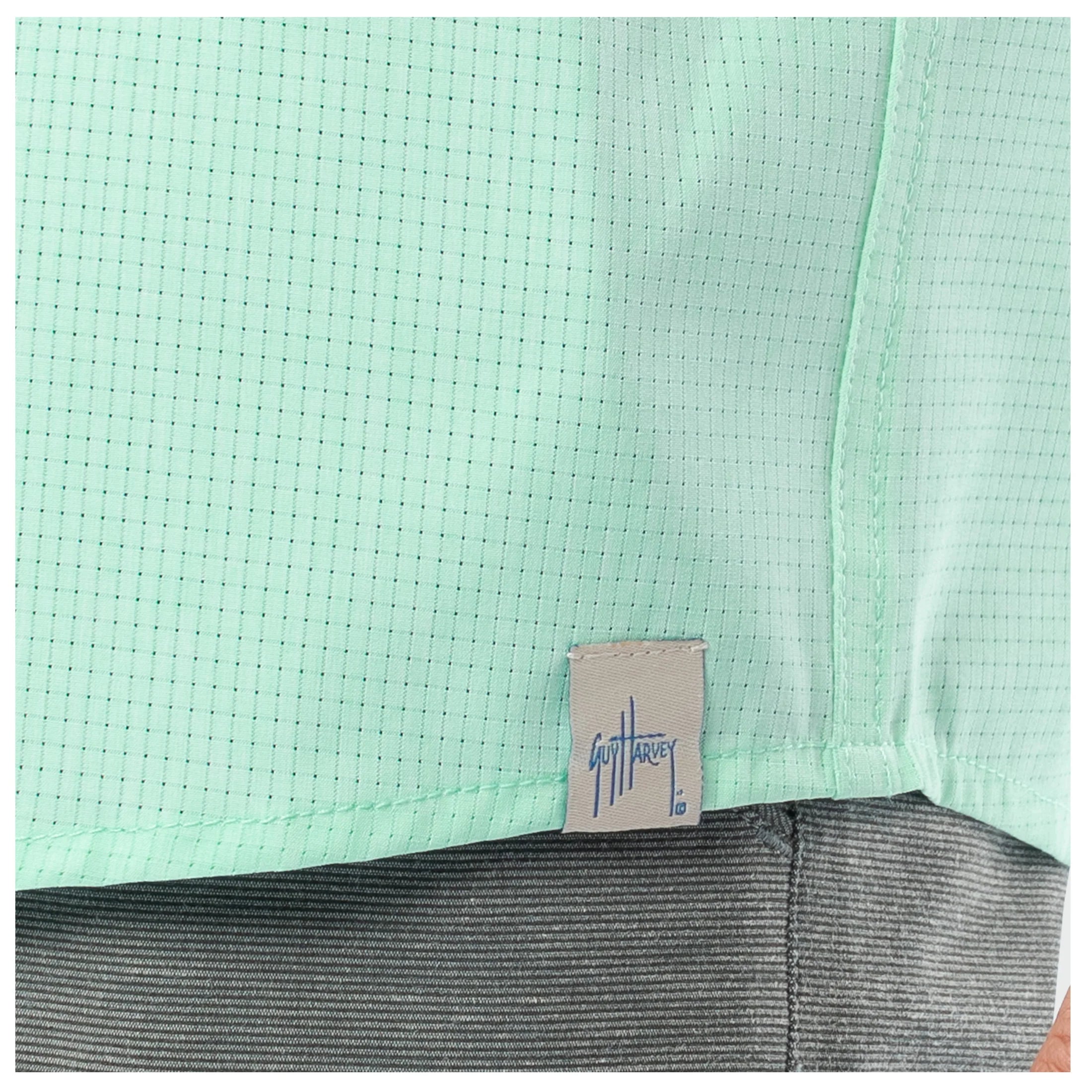 Camisa Guy Harvey Eco Angler Manga Corta Performance Fishing Shirt