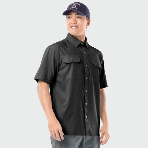 Camisa Guy Harvey Eco Angler Manga Corta Performance Fishing Shirt