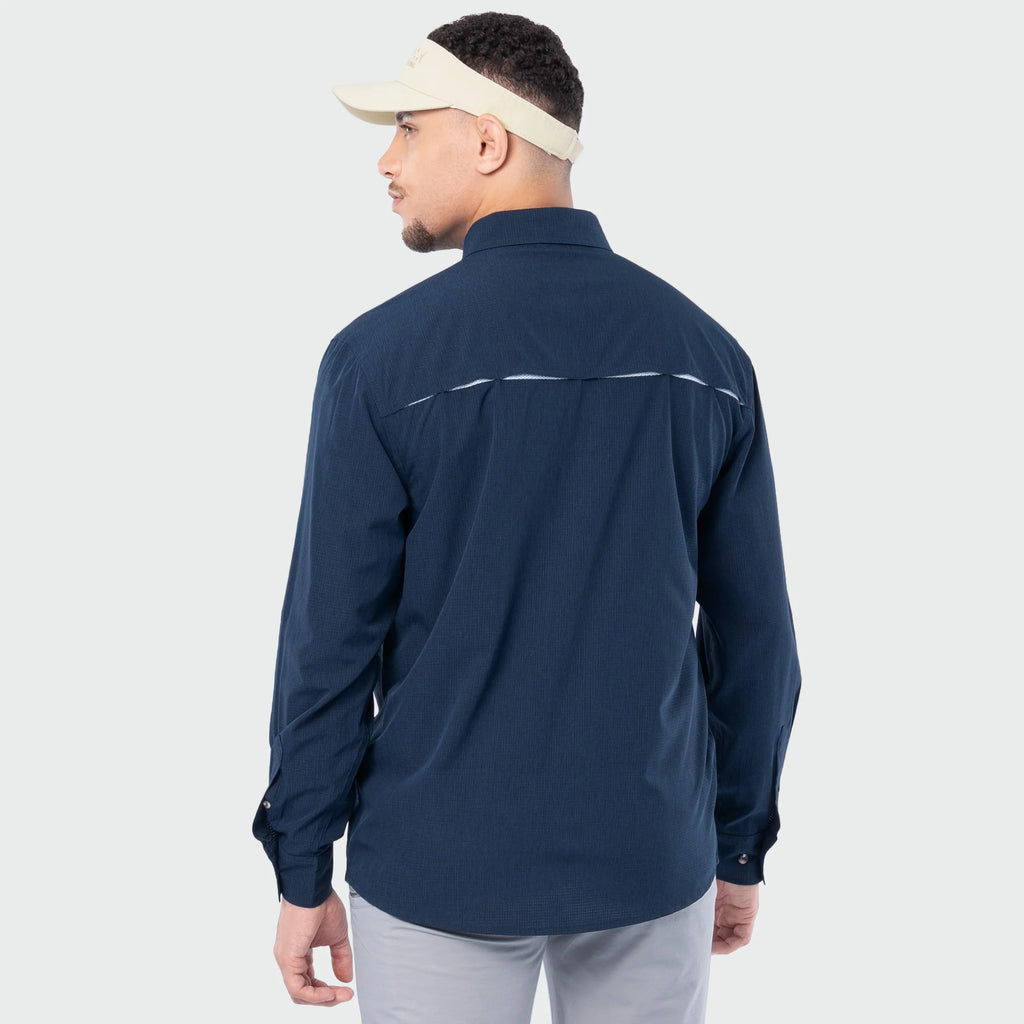 Camisa Guy Harvey Eco Angler Manga Larga Performance Fishing Shirt