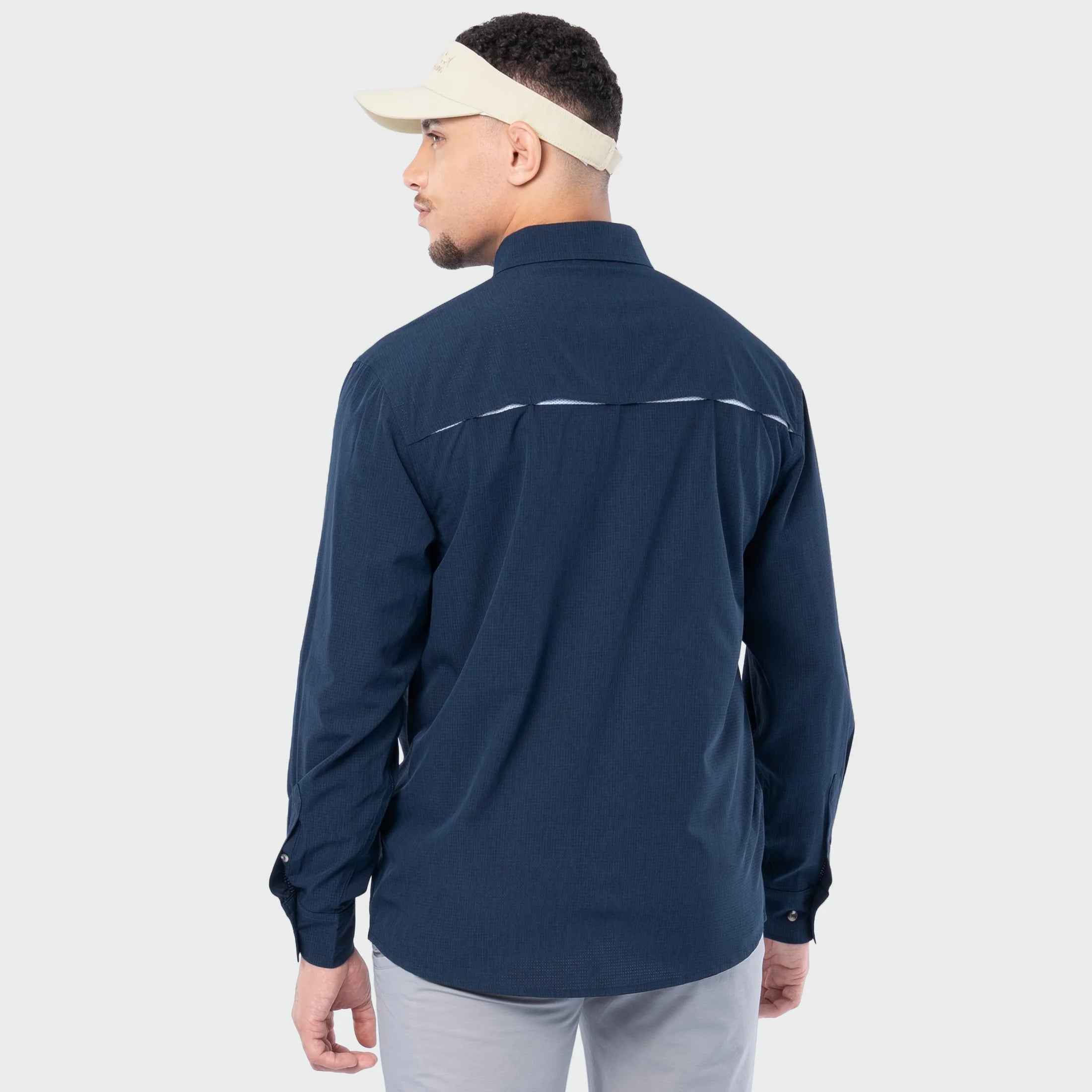 Camisa Guy Harvey Eco Angler Manga Larga Performance Fishing Shirt