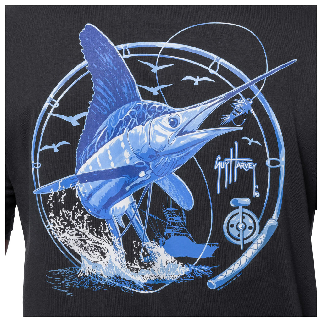 Playera Guy Harvey white Night