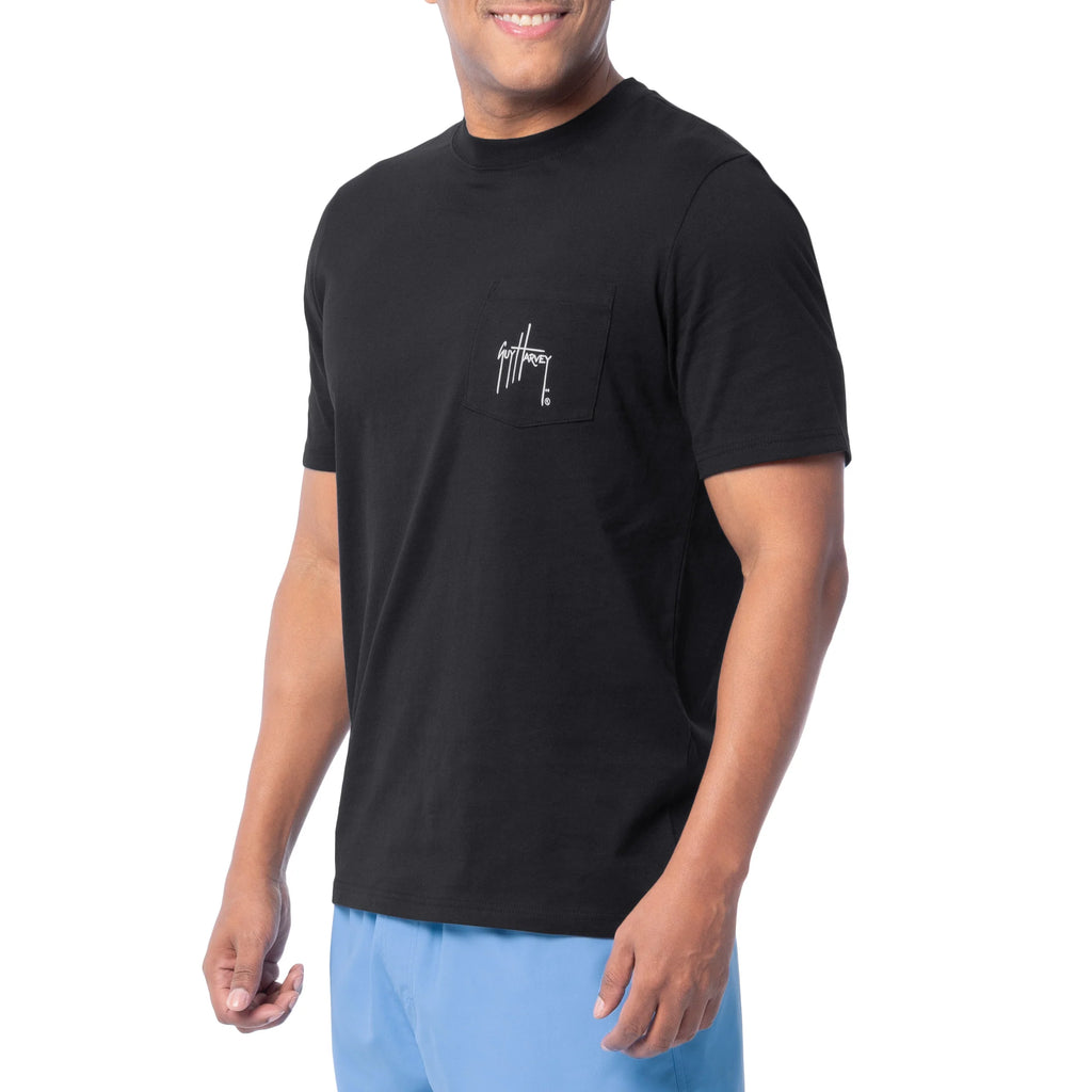 Playera Guy Harvey white Night