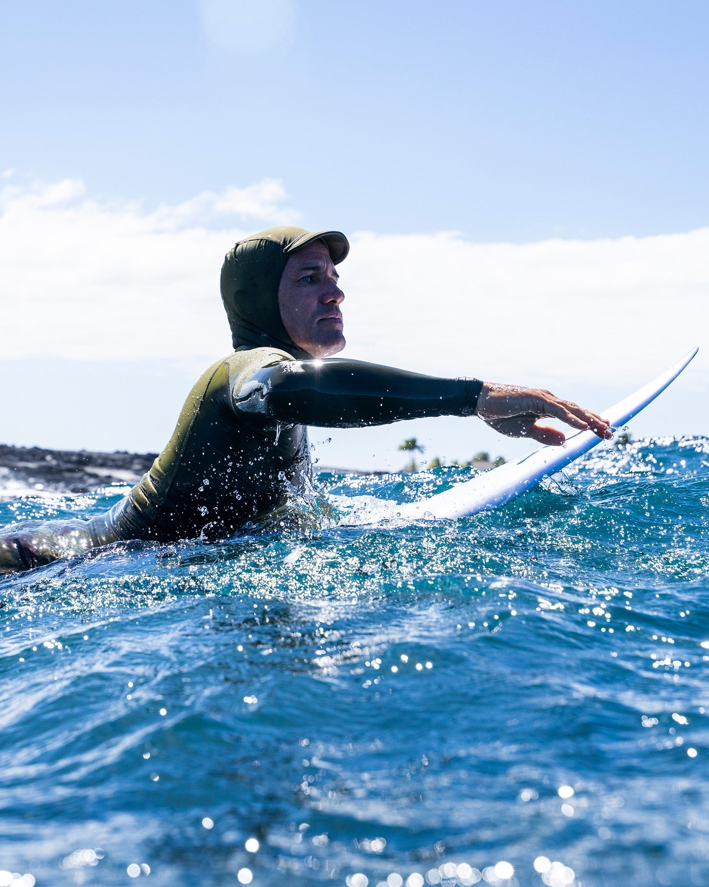 Rashguard Outerknown Apex Hooded Kelly Slater Signature Collection