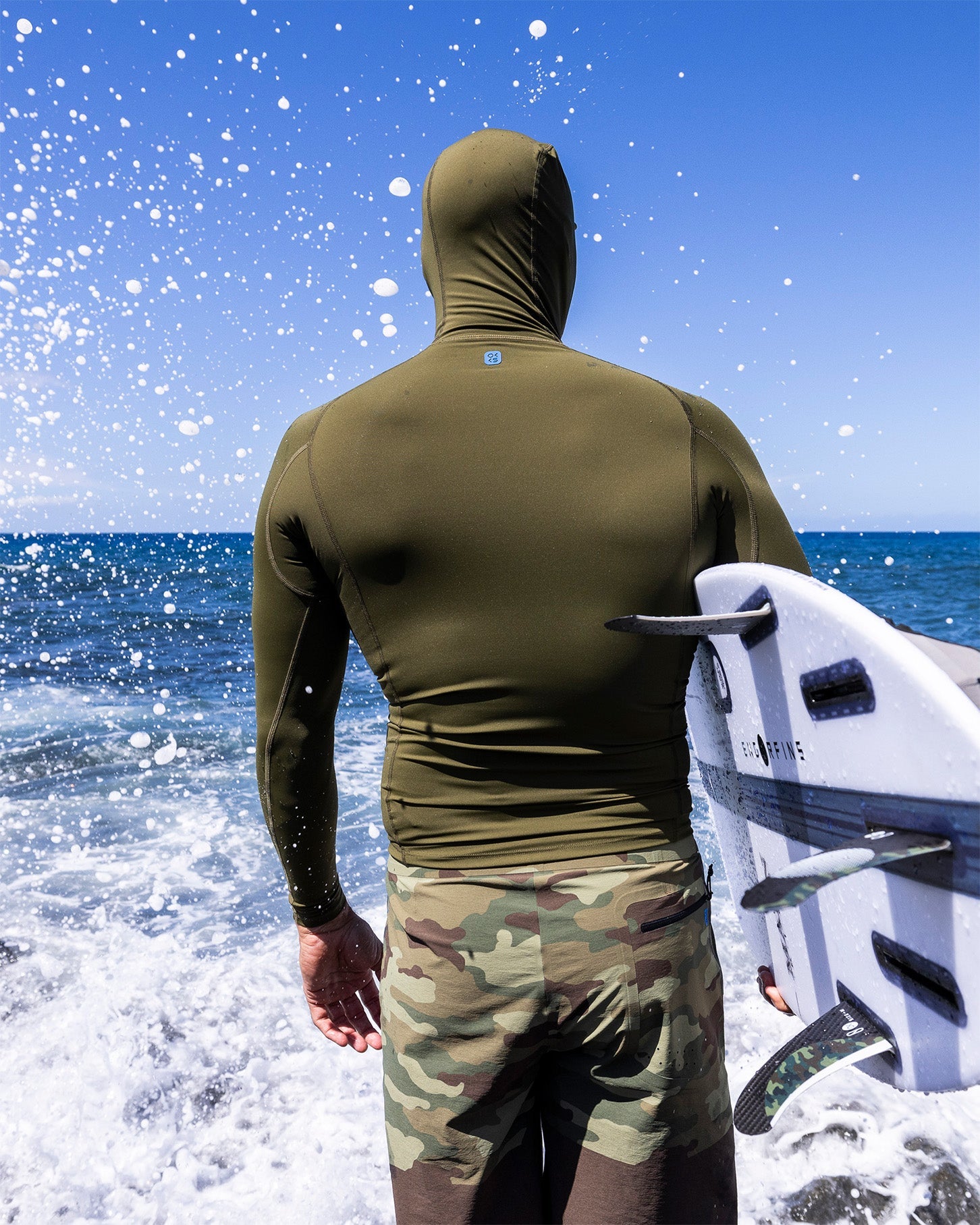 Rashguard Outerknown Apex Hooded Kelly Slater Signature Collection
