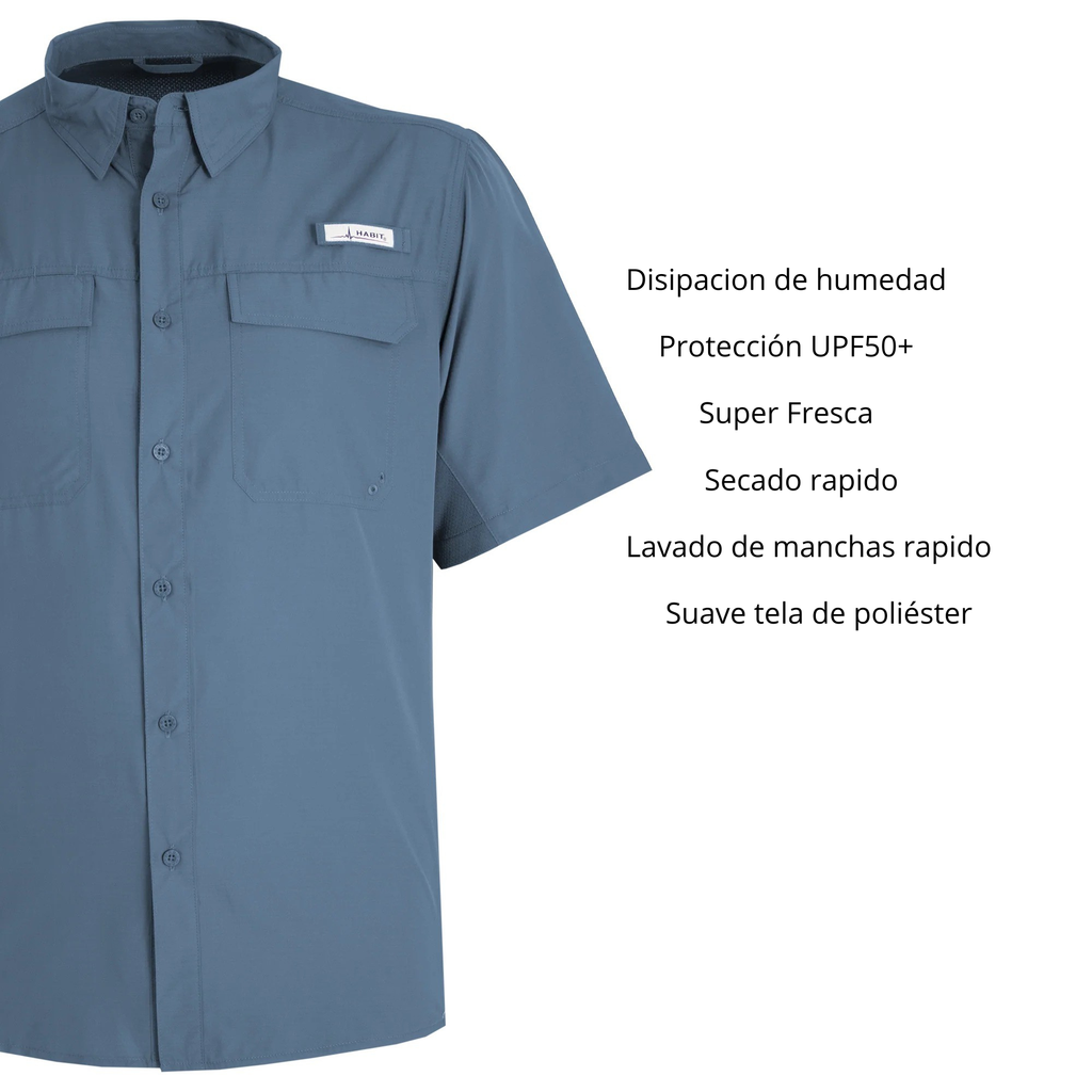 Camisa Habit Trapper Cabin manga corta