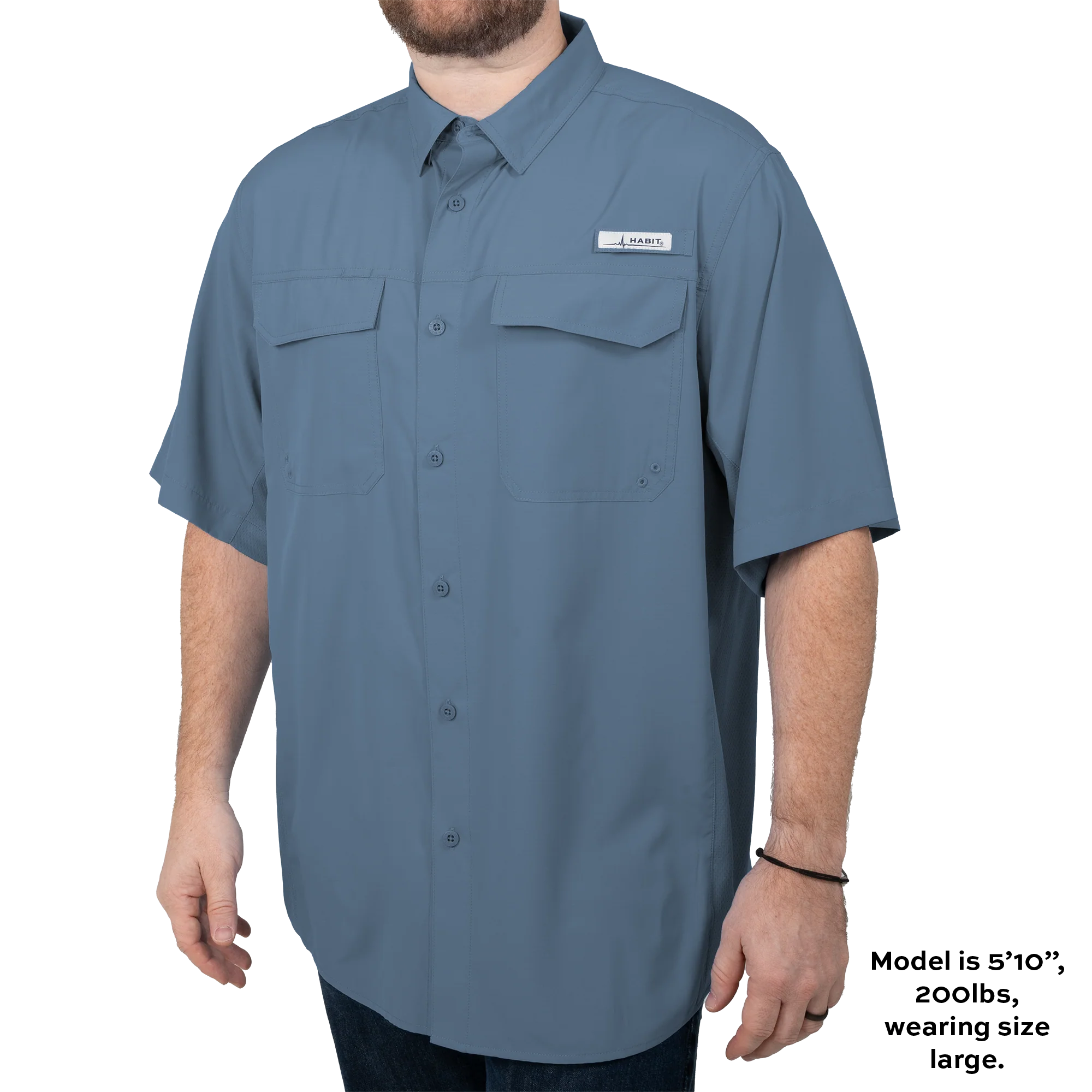 Camisa Habit Trapper Cabin manga corta