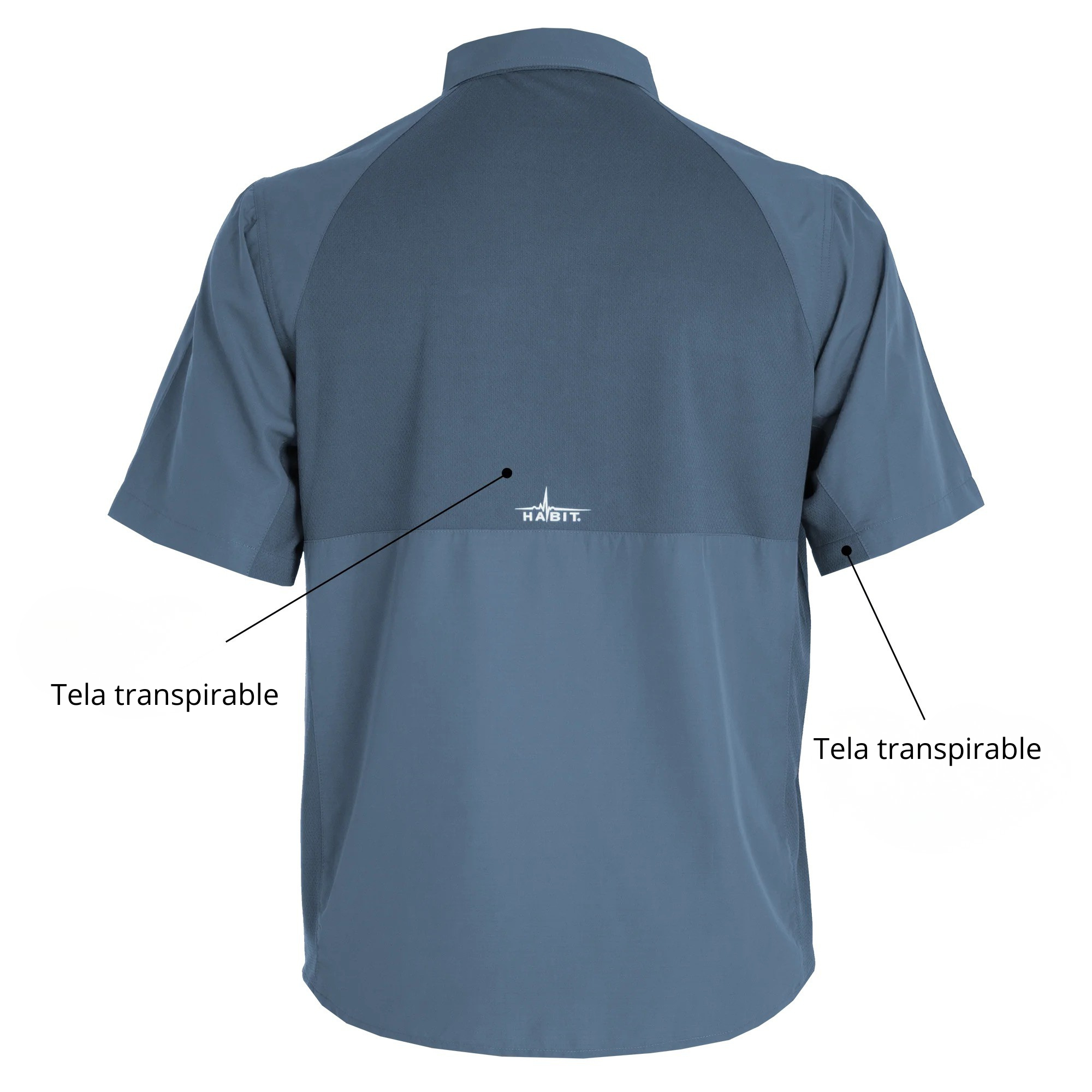 Camisa Habit Trapper Cabin manga corta