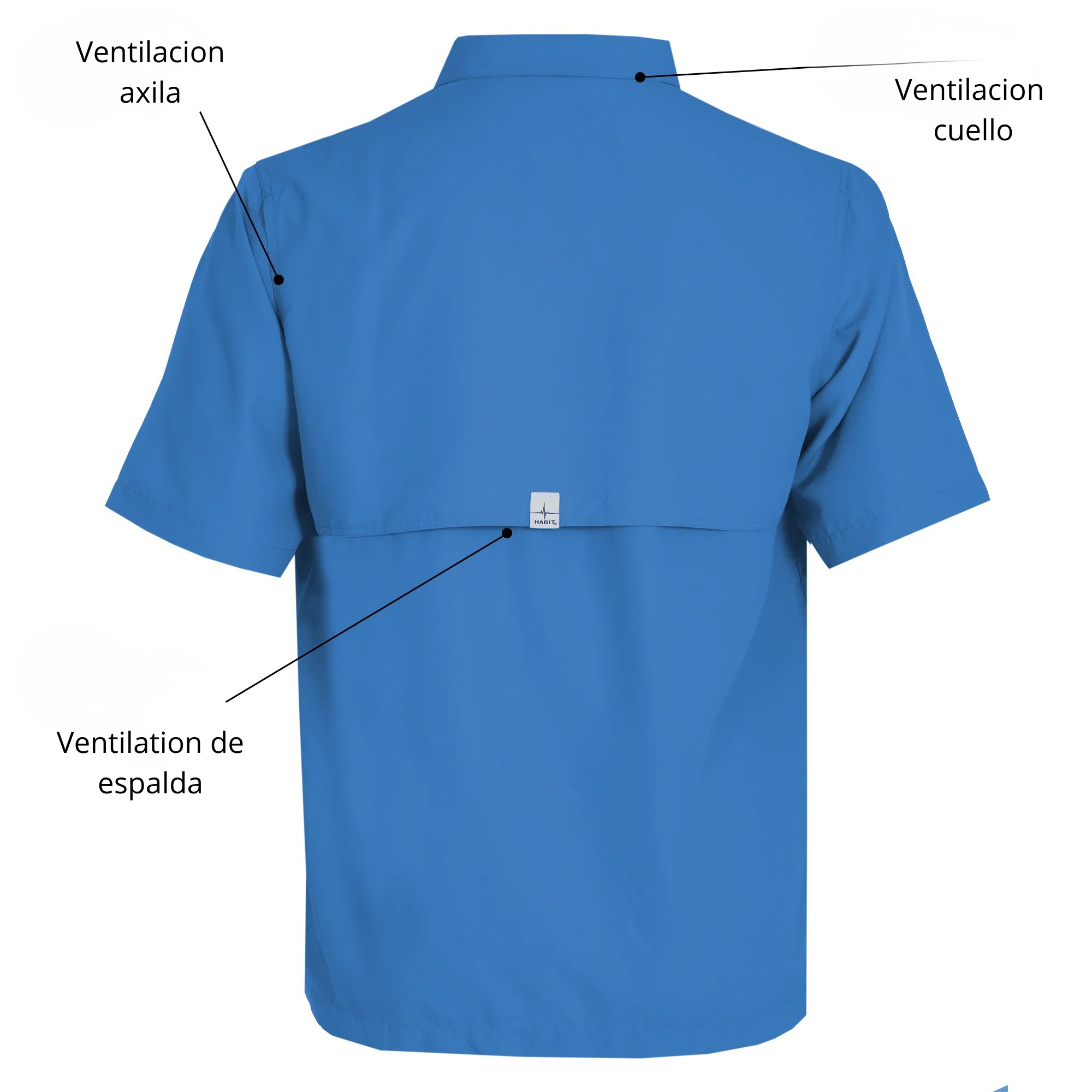 Camisa Habit Flushing Bay manga corta