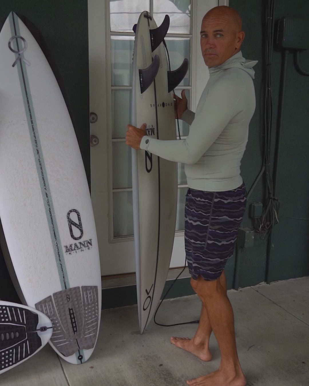 Rashguard Outerknown Apex Hooded Kelly Slater Signature Collection